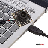 Arducam 12MP USB Camera Module, 4K@30fps Lightburn Camera with M12 Manual Focus Lens for Raspberry Pi, Windows, and Mac OS Arducam