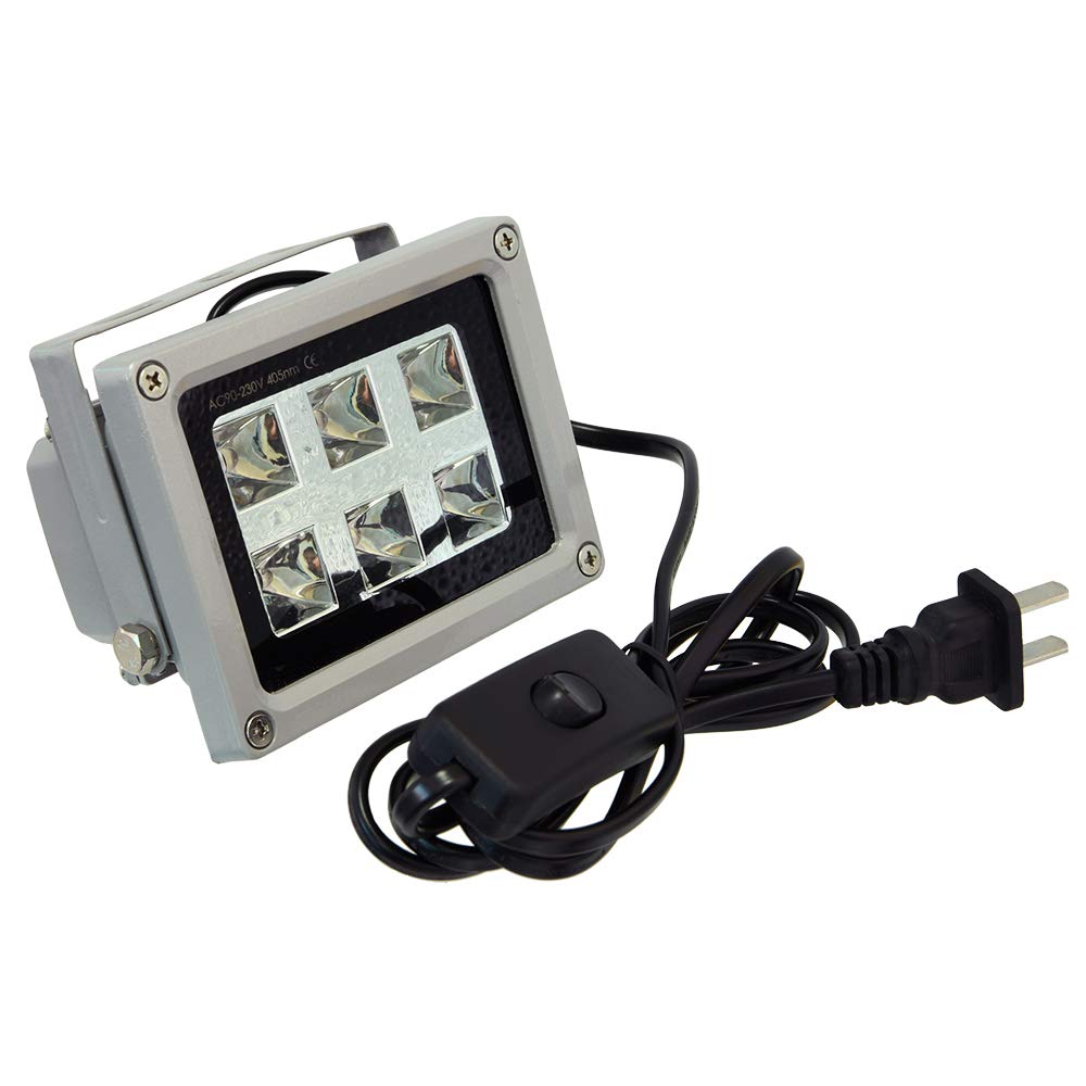 3D Printer UV Resin Curing Light for SLA DLP 3D Printer Solidify Photosensitive Resin 405nm UV Resin Affect with 60W Output Affect, DIY Curing Creality