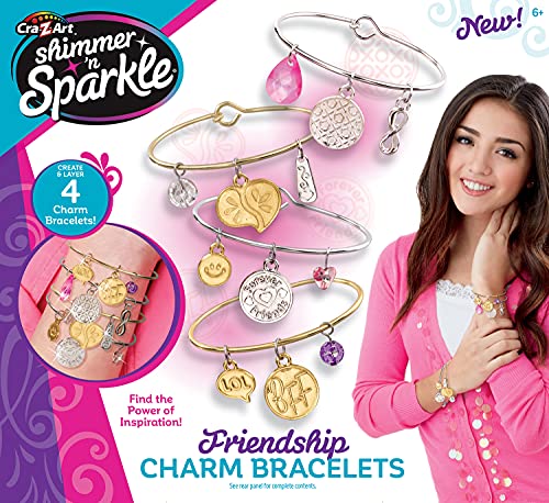 Cra-Z-Art Shimmer ‘N Sparkle Trendy Charm Bracelet Kit Cra-Z-Art