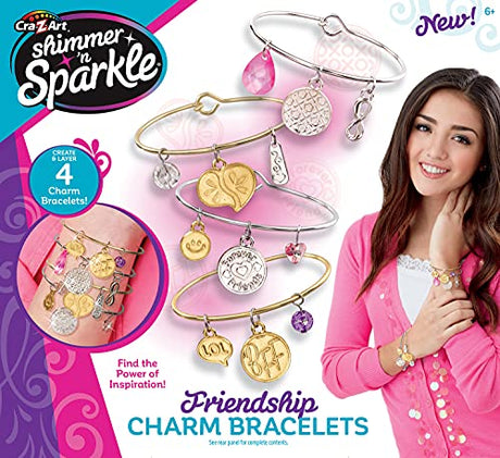 Cra-Z-Art Shimmer ‘N Sparkle Trendy Charm Bracelet Kit Cra-Z-Art