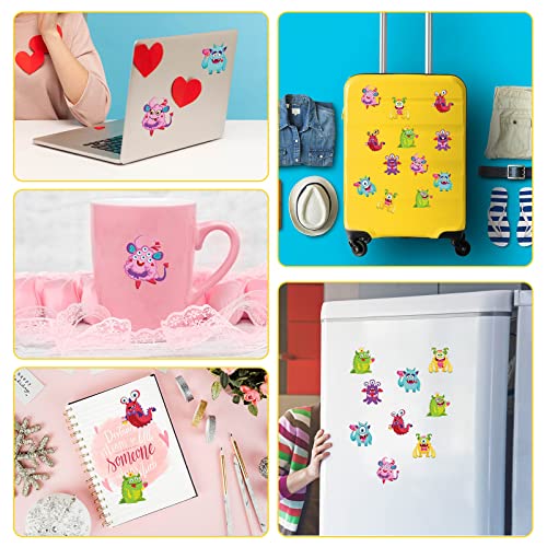 Valentine's Day Craft Kits Face Stickers for Kids Valentines Party Favors Supplies Make Your Own Face Stickers Heart Animal Crafts for Kids Birthday Outus