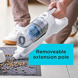 BLACK+DECKER POWERSERIES+ 16V MAX Cordless Stick Vacuum with LED Floor Lights, Lightweight, Multi-Surface, White (BHFEA420J) BLACK+DECKER