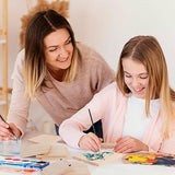 12 Pack Unfinished Wood Coasters, GOH DODD 5 Inch Wooden Coasters Crafts Blanks for DIY Drawing Painting Laser Engraving Wood Burning, Square GOH DODD