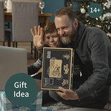 Toystub 3D Wooden Trebuchet Puzzle Kit for Adults - Build and Display Your Own Mini Catapult Toystub