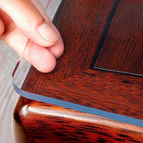 OstepDecor Clear Table Protector 2mm Thick, 24 x 48 Inch Clear Table Cover Protector, Plastic Table Cover, Clear Desk Mat Desk Pad, Desk Protector OstepDecor