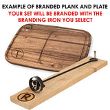 Letter T Branding Iron by BBQ Fans for Perfect Steak, Buns, Wood & Leather BBQ Fans