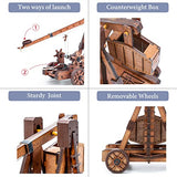 Toystub 3D Wooden Trebuchet Puzzle Kit for Adults - Build and Display Your Own Mini Catapult Toystub