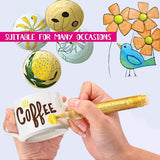 LANRENWENG Acrylic Paint Marker Pens 60 Color Painting Markers for Christmas Rock Painting with Canvas Bag, Stone, Ceramic, Glass, Wood, Fabric, LANRENWENG