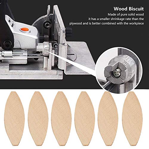 143 100Pcs Wood Biscuits Woodworking DIY Tenoning Biscuit Joiner Beech Dowel Cork Pieces for Splicing Wood Boards After Tenoning Machine(0#) - WoodArtSupply