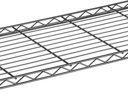 Whitmor 350 Capacity Per Shelf Adjustable Shelving with Leveling Feet, Black, 3 TIER(Supreme) - WoodArtSupply