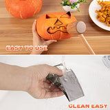 WANNTS Pumpkin Carving Kit Halloween, Safe and Easy Set for Kids, DIY Stainless Steel Tools Halloween Decoration Jack-O-Lanterns, Gift Halloween(24 WANNTS