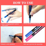 Upanic Super Squiggles Outline Markers-12 Colors Super Squiggles Shimmer Markers,Outline Markers Double Line Pen,Outline Markers Self-Outline Upanic