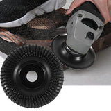 3pcs Wood Carving Disc 4 Inch Wood Shaping Wheel Titanium Steel Wood Grinding Shaping Disk Grinder Wheel Disc for Angle Grinders with 5/8” Arbor AZB AZB