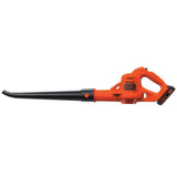 BLACK+DECKER 20V MAX Cordless Leaf Blower, Lawn Sweeper, 130 mph Air Speed, Lightweight Design, Battery and Charger Included (LSW221) BLACK+DECKER