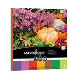 Astrodesigns Crafting Cardstock, 12" x 12", 65 lb./176 gsm, 7-Color Fall Assortment, 84 Sheets (91822) Astrodesigns