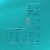 Left Chest Logo Placement Tool for Heat Press, Embroidery Placement Ruler, Acrylic Tshirt Ruler for Pocket Prints Colini