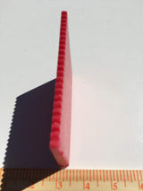 Best EPOXY V-Notch Spreading Tool (Small, Flexible) - Best EPOXY Spreader - Very Flexible, Very Durable, Approx. 4,1/4" Wide x 3,1/2" Long & Approx. SBC Decorative Concrete Training and Products