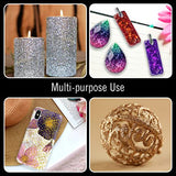 Glitter - 10 Count Fine Glitter Set - 4oz Shaker Bottles Glitter for Resin, Glitter for Crafts - Glitter Shaker Bottle, Glitter for Tumblers, Craft Ultimate Stationery