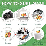 NEOACT 132Pcs Sublimation Blanks Set for Adults - DIY Craft Kit NEOACT