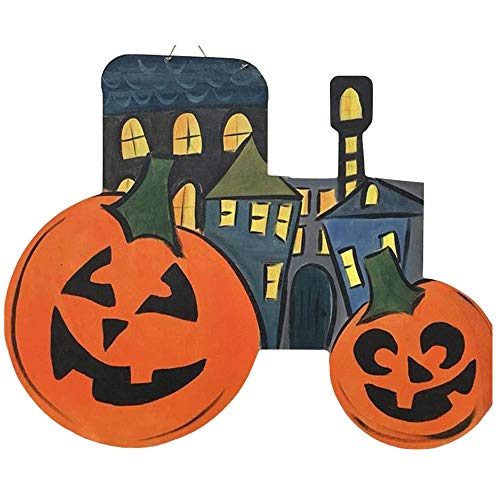 Tractor Cutout Unfinished Wood Farm Country Farmer Door Hanger MDF Shape Canvas Style 1 Diverse Woodworking