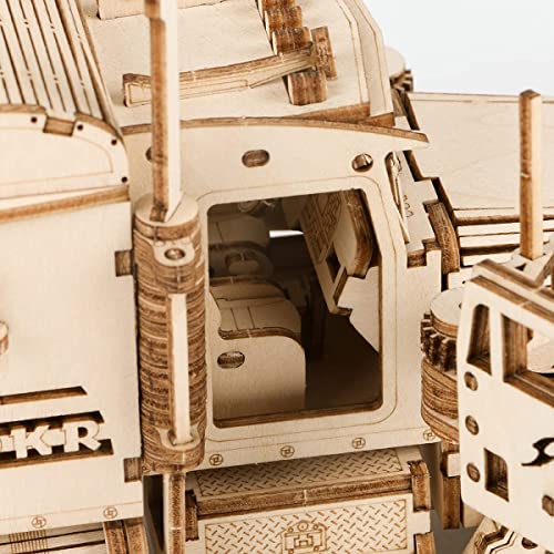 ROKR 3D Wooden Puzzle-Mechanical Car Model-Self Building Vehicle Kits-Brain Teaser Toys-Best Gift for Adults and Kids on Birthday/Christmas Day ROKR
