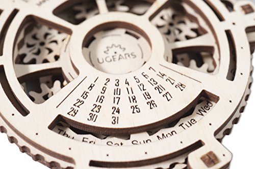 UGEARS Date Navigator Wooden Mechanical Model - WoodArtSupply