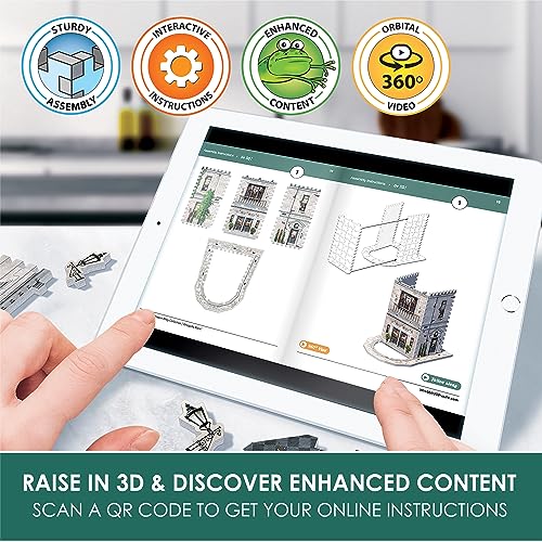 Wrebbit3D Harry Potter 3D Puzzle Model of Gringotts Bank | Diagon Alley Collection | A Mystical Journey of 300 Pieces for Witches, Wizards, and Wrebbit