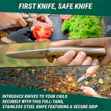 BeaverCraft BSH Kid Kids Knife Boy Scout Knife DIY08 Wood Carving Kit for Kids & Beginner BeaverCraft