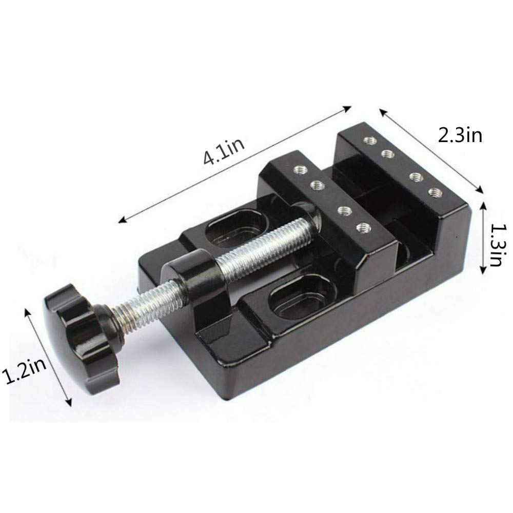 BUYSK Mini Bench Vice Clamp Mini Flat Clamp Opening Parallel Table Vise for Watch Repairing Sculpture Craft Jewelry DIY Carving Tool BUYSK