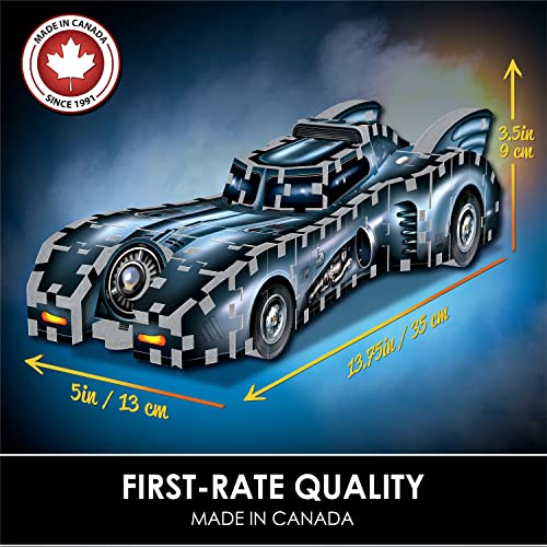 Wrebbit3D Batmobile 3D Puzzle for Teens and Adults | 255 Real Jigsaw Puzzle Pieces with Foam Backing Technology | Not Just an Ordinary Model Kit for WREBBIT3D