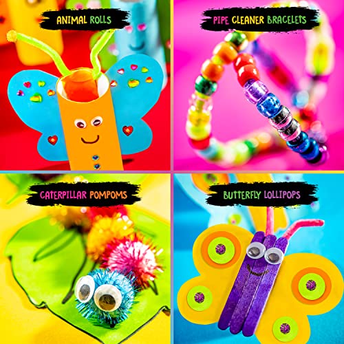 Original Stationery Jumbo Playdate Craft Kit, Over 1000 Fun Arts & Crafts Supplies to Make Slime Art & Kids Crafts, Ultimate Craft Set for Crafty Original Stationery