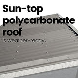 Handy Home Products Highland 8x6 Modern Wooden Storage Shed Handy Home Products