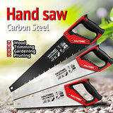 HAUTMEC 14 in. Universal Hand Saw - 11 TPI Fine Cuts Wood Saw - Professional Universal Saws for Wood, Laminate And Plastic - Crosscut Saw, HT0024 HAUTMEC
