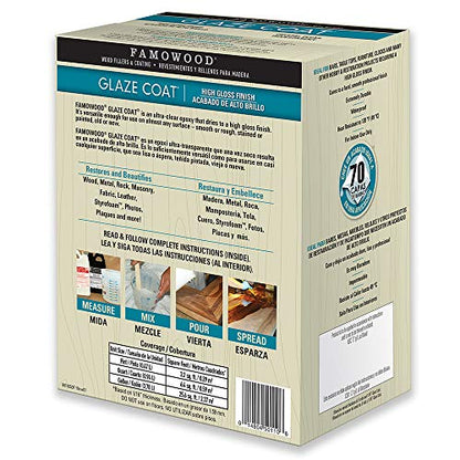 FamoWood 5050110 Glaze Coat Kit - Gallon Clear – WoodArtSupply