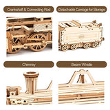 ROKR Prime Steam Express 3D Wooden Mechanical Train Puzzle Kit for Adults and Kids ROKR