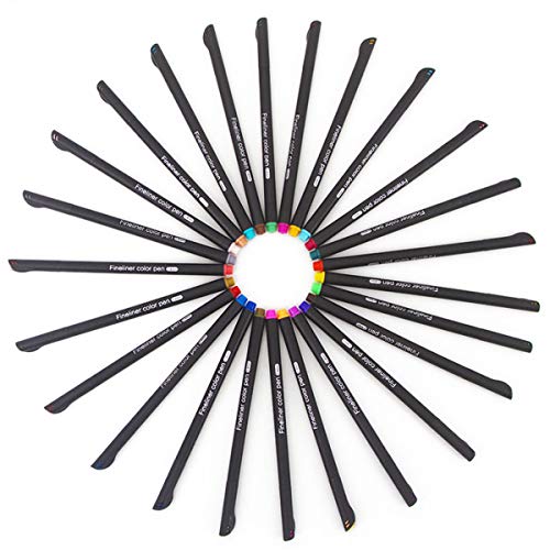 Yansanido 100 Pcs 100 Colors Fine Point Line Drawing Pens, 0.4mm of Pen Point for Painting, School and Office Supplies (100 colors) Yansanido