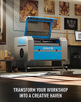 OMTech 80W CO2 Laser Engraver with LightBurn & Water Chiller, 20"x28" Laser Engraving Cutting Machine with Autofocus Autolift 4 Way Pass Air Assist, OMTech