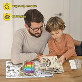 nicknack 3D Wooden Model Kits Assembly Piano Mechanical Music Model Wooden Puzzle for Teens and Adults nicknack