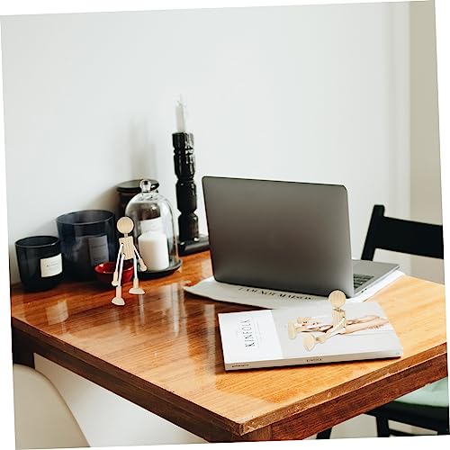 COHEALI 5pcs Cartoon Toy White Embryo Unfinished Wood Pegs Peg People Wooden Unfinished Wood Toy Wooden Peg People Wood Crafts Unfinished Peg Doll COHEALI