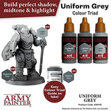 The Army Painter Warpaint Air Uniform Grey - Acrylic Non-Toxic Heavily Pigmented Water Based Paint for Tabletop Roleplaying, Boardgames, and Wargames The Army Painter