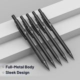 Mr. Pen- Metal Mechanical Pencil Set with Lead and Eraser Refills, 5 Sizes, Black, 0.3, 0.5, 0.7, 0.9, 2mm, Drawing Mechanical Pencils, Mechanical Mr. Pen