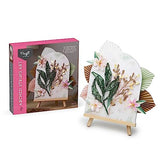 Craft Crush DIY String Art Craft Kit - Floral Interior Design DIY Activity for Teens & Adults - Complete String Art Kit with Embroidery Thread, Foam Craft Crush