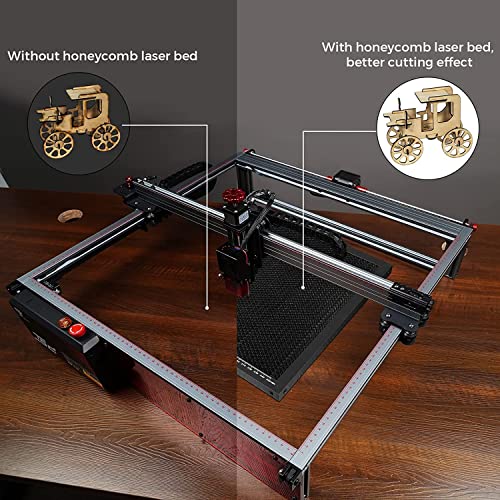 300 * 300mm Honeycomb Laser Bed Honeycomb Working Table Laser Honeycomb for CO2 or Laser Engraver Cutting Machine with Aluminum Plate and Engraving - WoodArtSupply