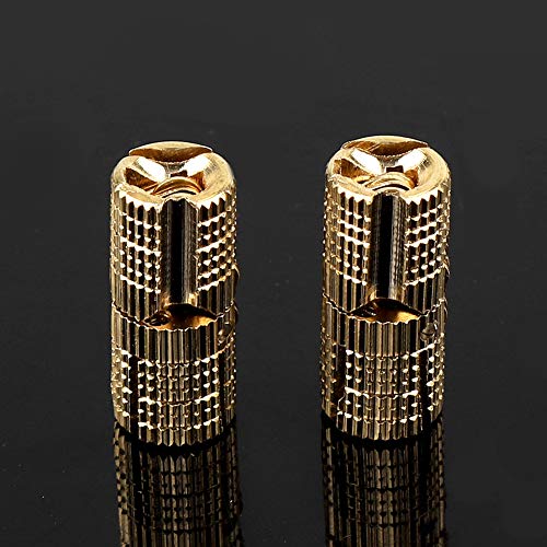 Duokon Ring Box Hinges, 4Pcs/Pack Copper Brass Cabinet Gift Box Concealed Barrel Hinge 8mm 180 Opening Angle Duokon