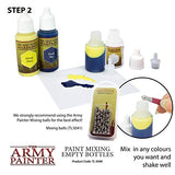 The Army Painter Paint Mixing Empty Dropper Bottles-12 ml, Pack of 6 Bottles with Dropper-Plastic Dropper Bottles for Acrylic Paint-Empty Plastic The Army Painter