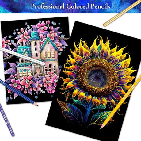 iBayam Colored Pencils 72 Count Color Pencil Set for Adult Coloring Books, Soft Core Drawing Pencils, Art Supplies Sketching Coloring Pencils for iBayam