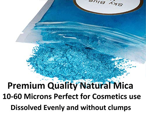 Metallic Epoxy Resin Color Pigment 10 Colors Gold, Silver, Blue and Red Resin Dye Collections Metallic Mica Powders for Lip Gloss with Mixing L5 color