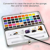 Grabie Watercolor Paint Set, Great for Painting, 50 Colors, Detail Paint Brush Included, Art Supplies, for Artists, Amateur Hobbyists and Painting Grabie