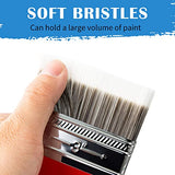 Falling in Art Flat Paddle Paint Brush, Scale Brush for Oil and Acrylic Paints,4 Inch Falling in Art