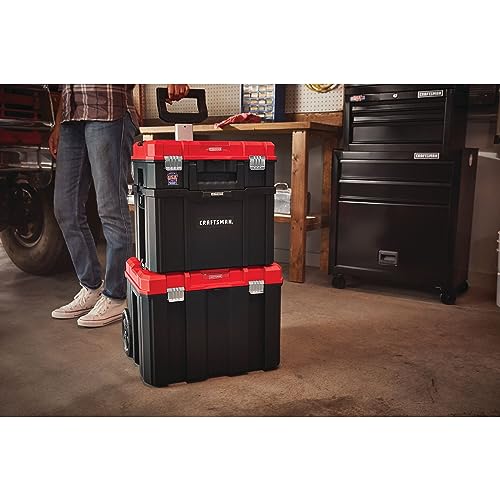 CRAFTSMAN VERSASTACK Tool Storage, Open Tote Case Crate Tool Box (CMST17809) - WoodArtSupply